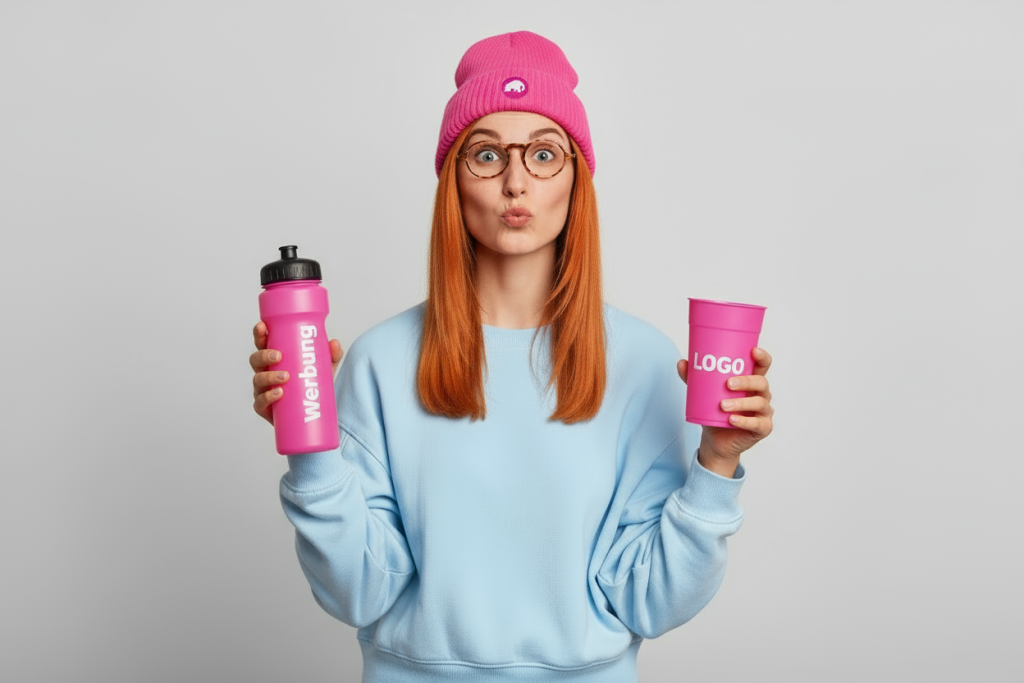 Werbeartikel mit Logo – Pink Mammut Werbetechnik in Schleswig-Holstein